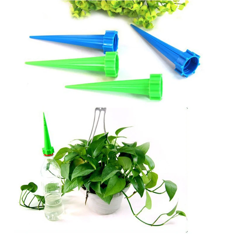 

4PCs Auto Watering Drip Irrigation Plant Waterer Accessories Water Seepage Device Automatic Irrigation System Garden Supplies