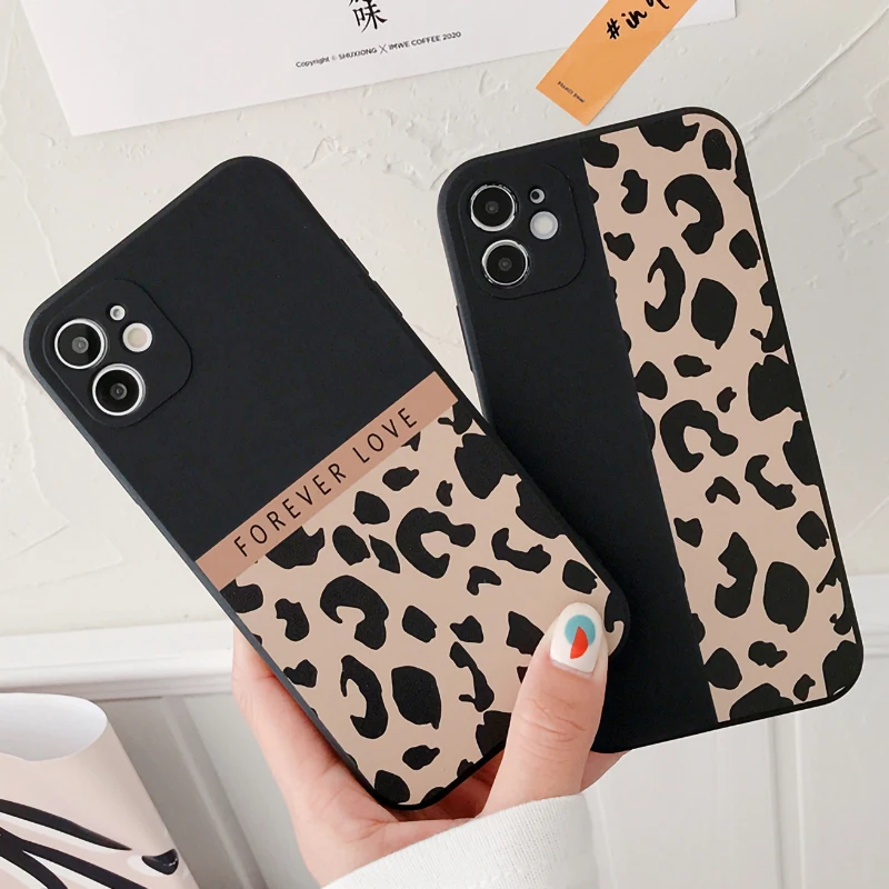 

Realme C21 Case Silicone Cases Funda for OPPO A5S A9 2020 A11 A5 A12 A32 A33 A53 A74 Realme 5 Cover Leopard Len Protection Coque
