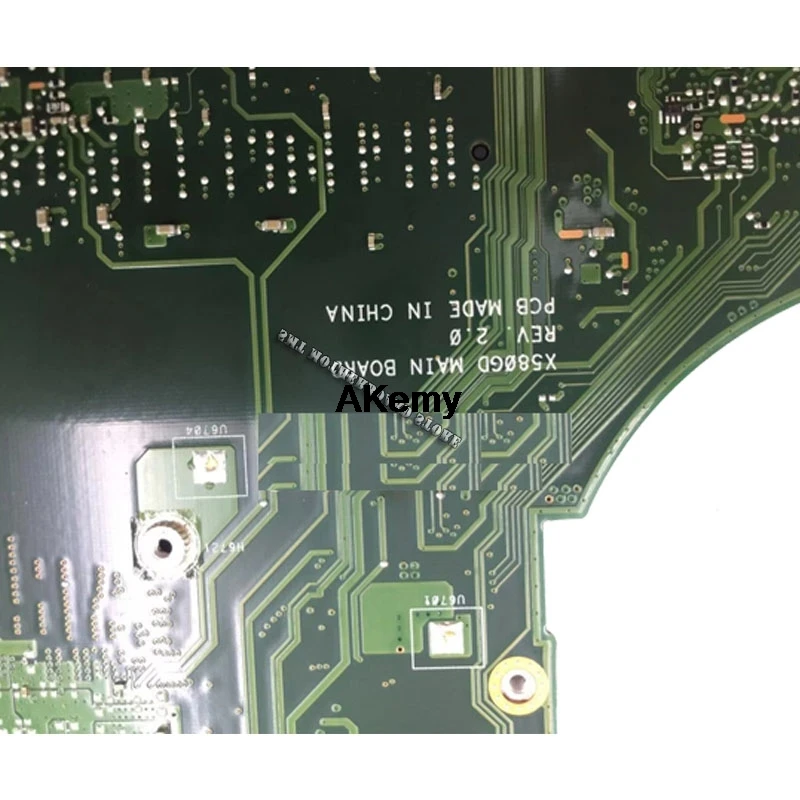 

For Asus VivoBook Pro 15 N580G N580GD NX580G NX580GD Laptop Motherboard Mainboard With/ GTX1050/4GB I5-8300HQ