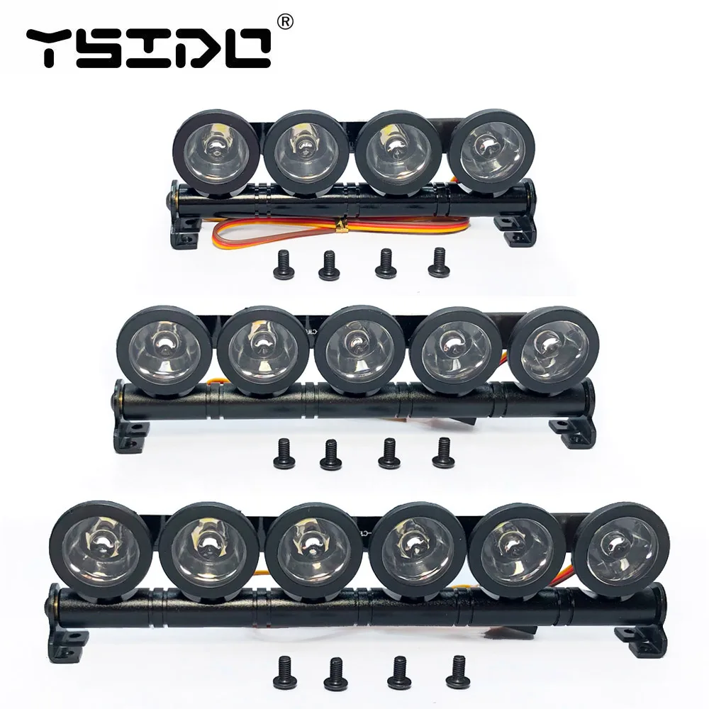 YSIDO многофункциональная ярсветодиодный Светодиодная лампа для Traxxas TRX4 SCX10 1/10 1/8