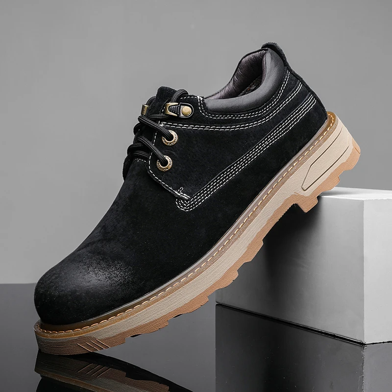 

Men Leather Casual Shoes 2020 Autumn Winter Male Outdoor Walking Shoes Winter Warm Mens Sneakers Soft Loafers