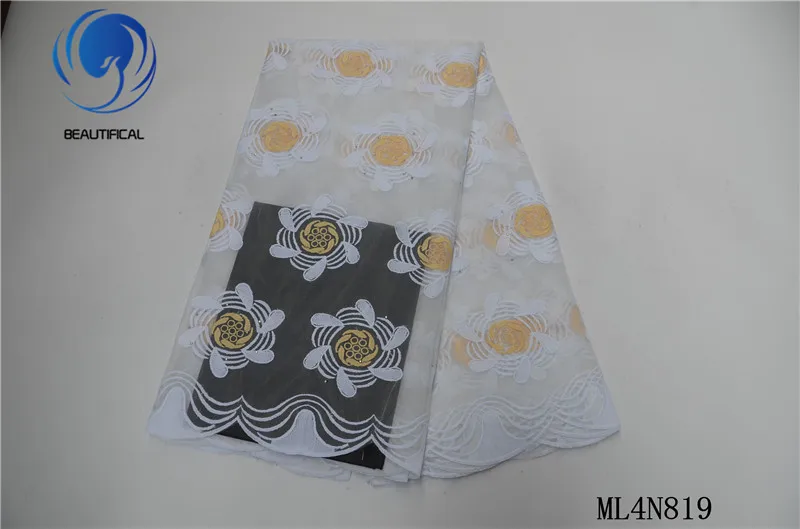 

BEAUTIFICAL Cheaper French Lace Fabric African Tissu Nigerian Tulle Net Lace Free Shipping Lace ML4N819