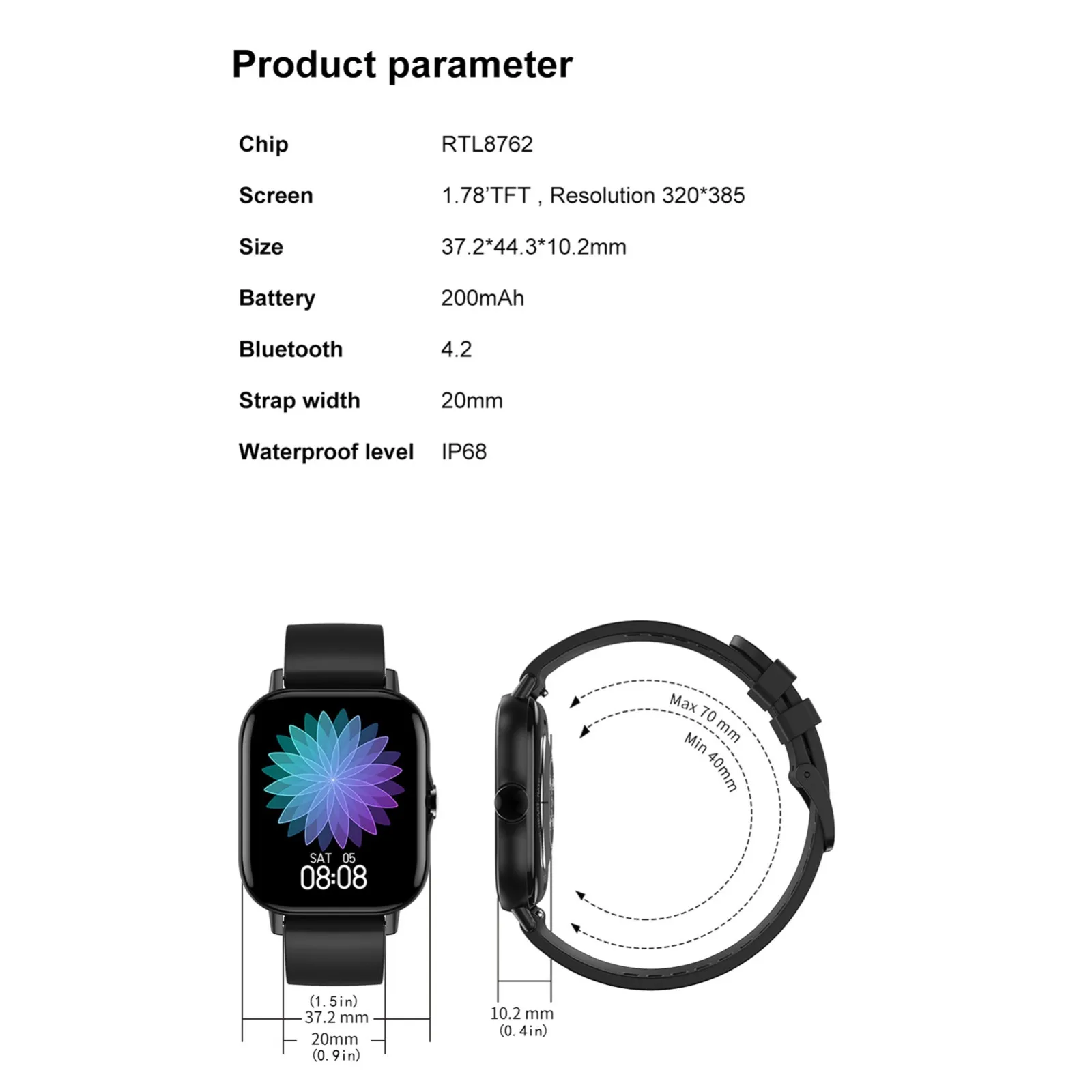 

smart watch Dt94 Smart Watch Bracelet 1.78 Inch Bluetooth Call Wrist Watch For Ios Android relogio inteligente smart watch