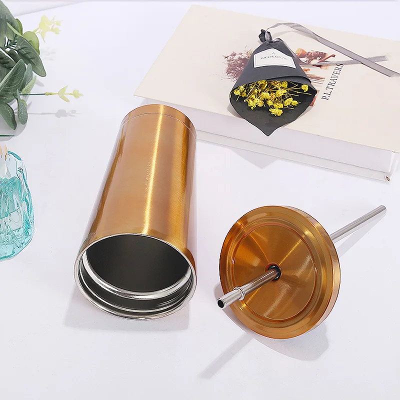 Высококачественная соломенная чашка портативная кофейная Изолированная