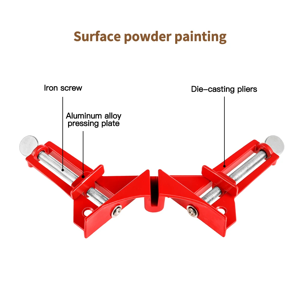 Многофункциональный 4-дюймовый угловой зажим 90 градусов для фоторамки угловые