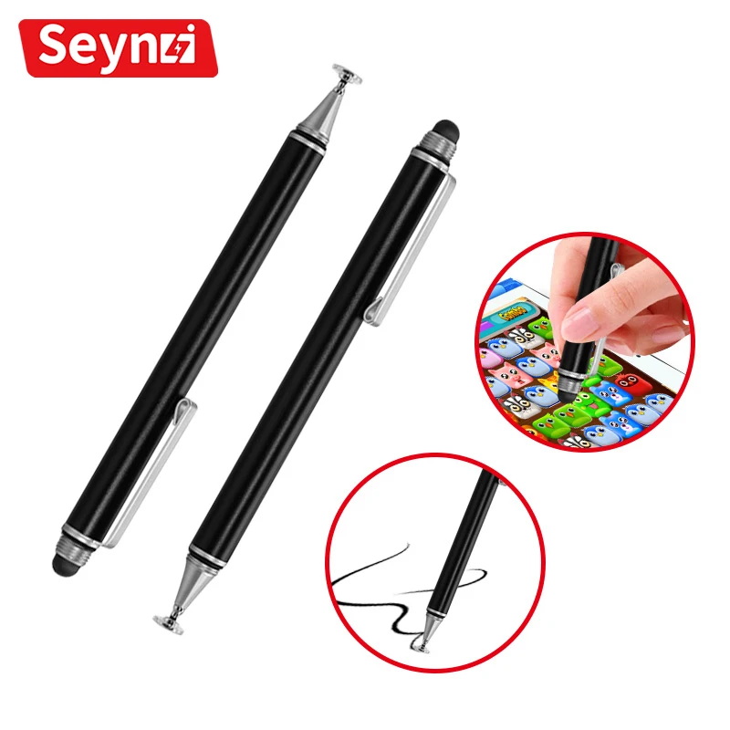 

2PCS Stylus Pen For Phone 2in1 Capacitive Pen Touch Pen Tablet Surface Pen For Drawing Screen Stylus For Samsung Xiaomi Laptop