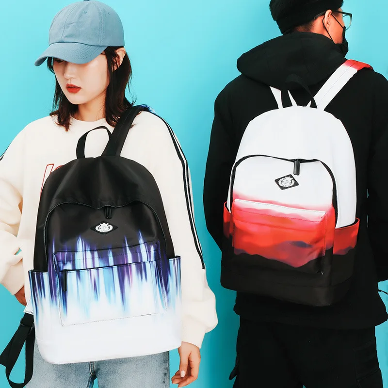 Красочный женский рюкзак модный большой школьный для девочек подростков