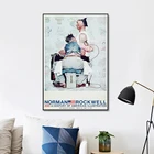 Норман Роквелл выставочный плакат Абстрактная живопись на холсте американский художник искусство принты стена галерея изображение татуировки магазин Декор