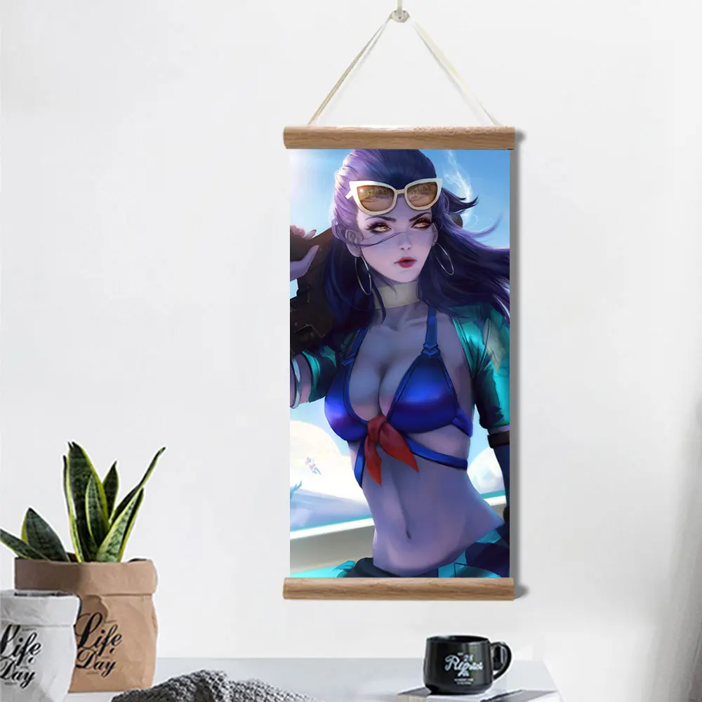 Игровой плакат Overwatch аниме плакаты холст живопись Настенный декор настенное