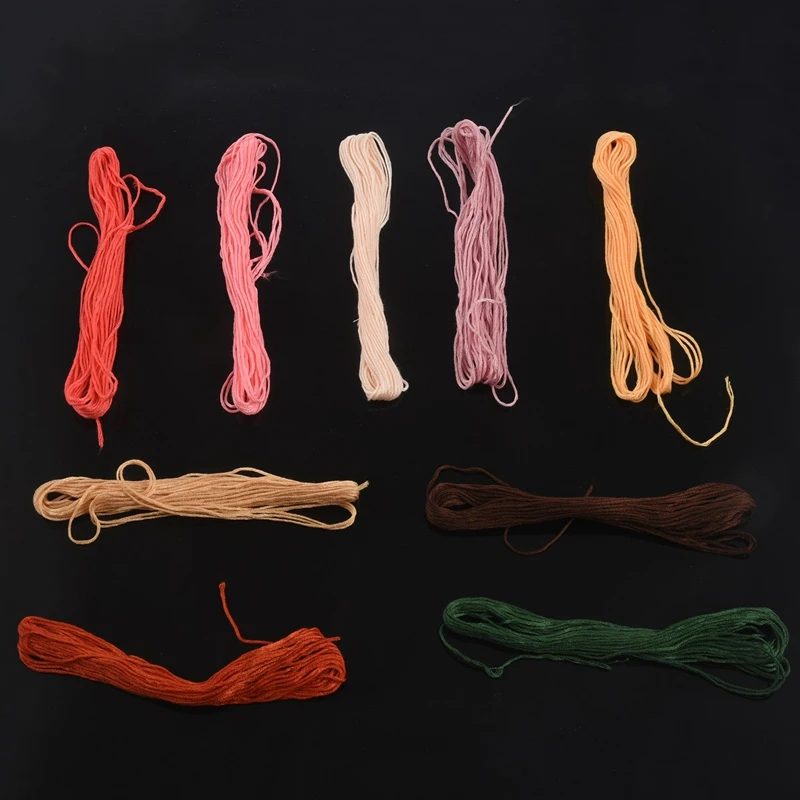 200 skeins of multicolored yarn for cross needle embroidery Crocheting | Дом и сад