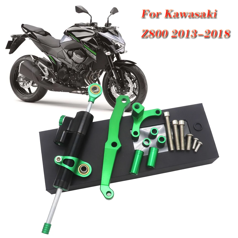 Алюминиевый стабилизатор рулевого демпфера для Kawasaki Z800 2013-2018 CNC кронштейн