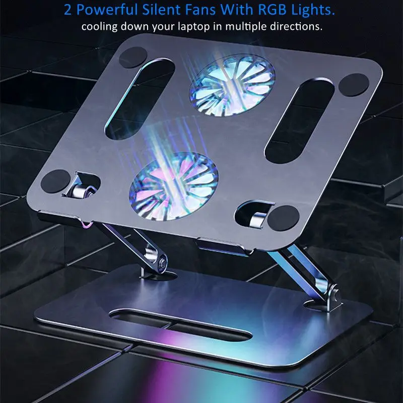 gaming laptop stand cooling accessories aluminum foldable notebook support laptop base macbook pro holder adjustable bracket free global shipping