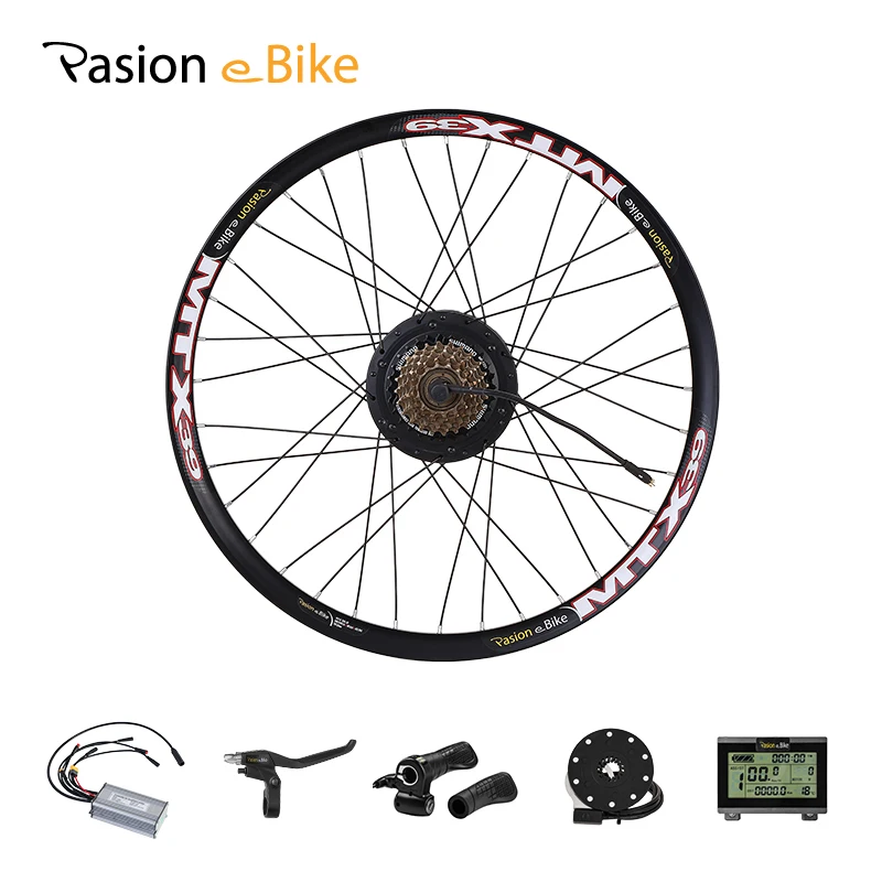 Pasion E Bike 48 В 500 Вт Bafang Hub Motor Set для комплекта для преобразования электрического велосипеда 8FUN BAFANG Двигатель заднего колеса мотор колесо Комплект для преобразования велосипеда с электроприводом
