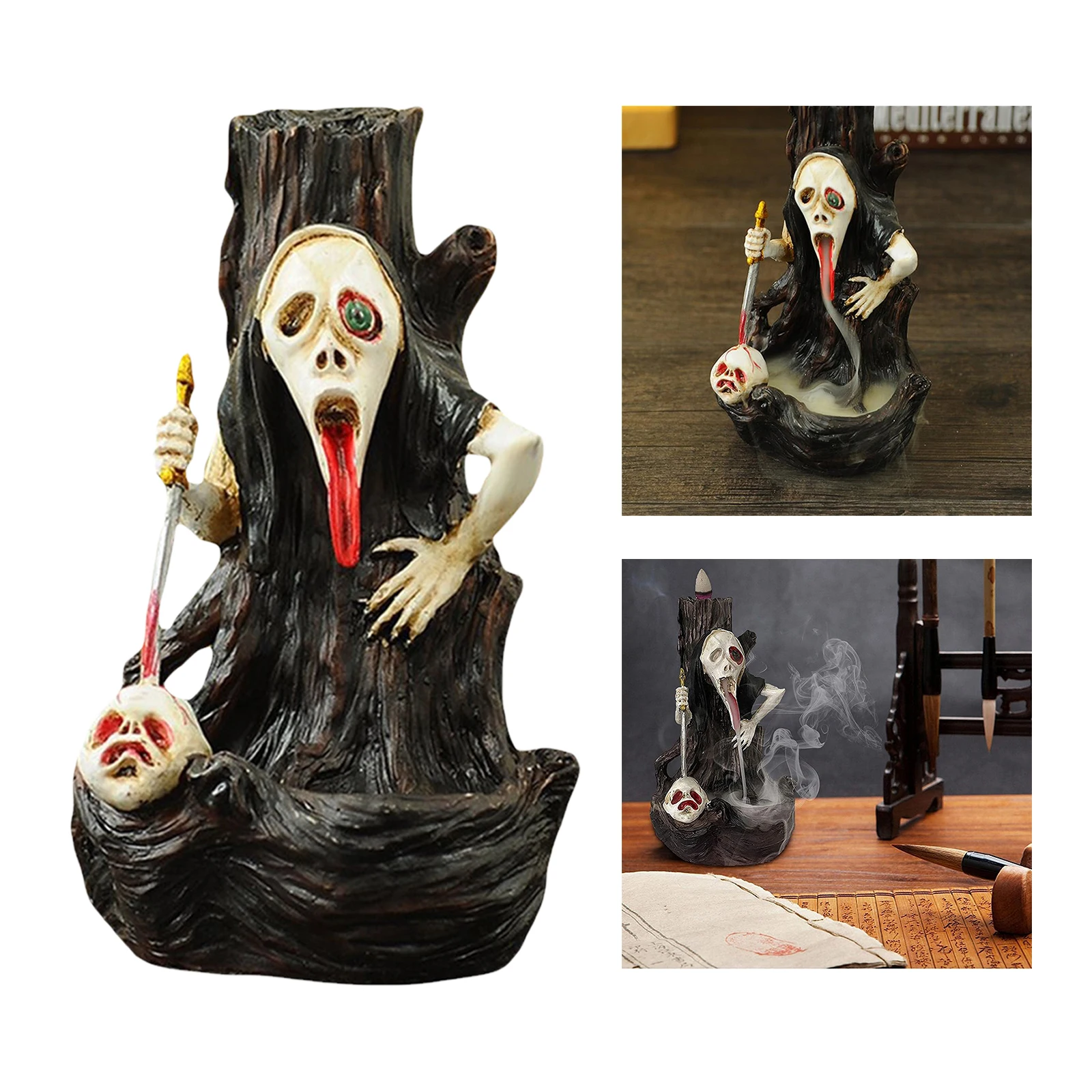 

Ручная работа, держатель для благовоний, водопад, курильница, домашний декор, подарок на Хэллоуин