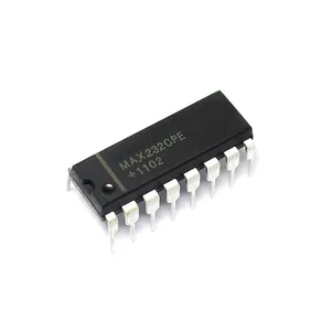 Upright MAX232CPE RS - 232 interface DIP - 16 chip IC chip packages