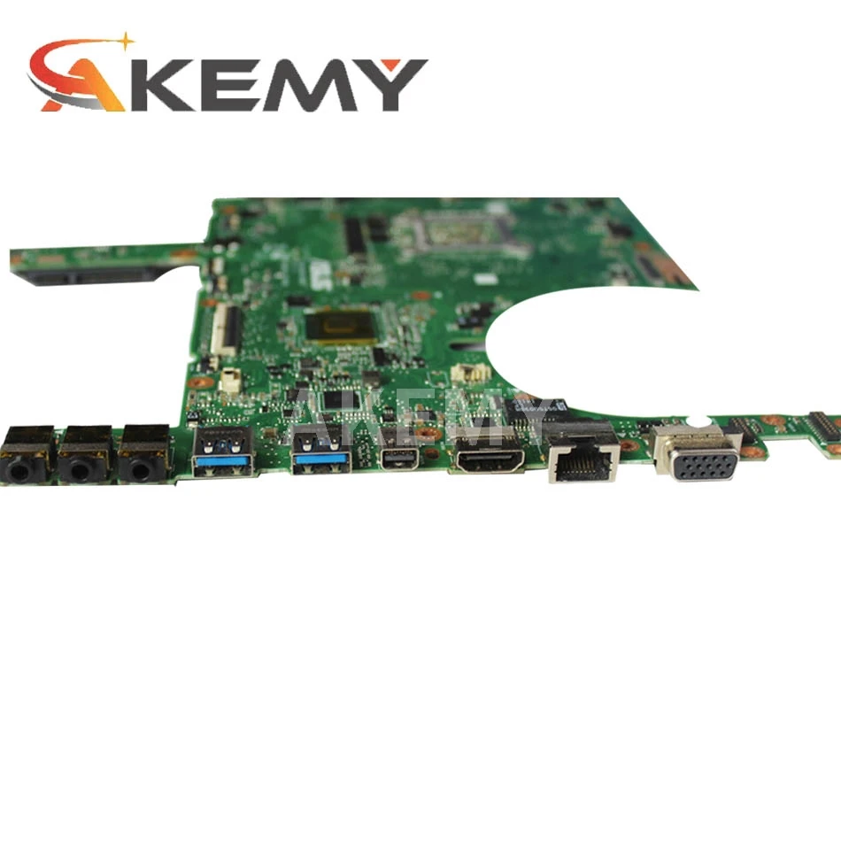 

Akemy G751JM I7-4710CPU GTX860M/2GB Laptop Motherboard For ASUS G751J G751 G751JM REV2.2 Notebook MainBoard 90NB06G1-R00010