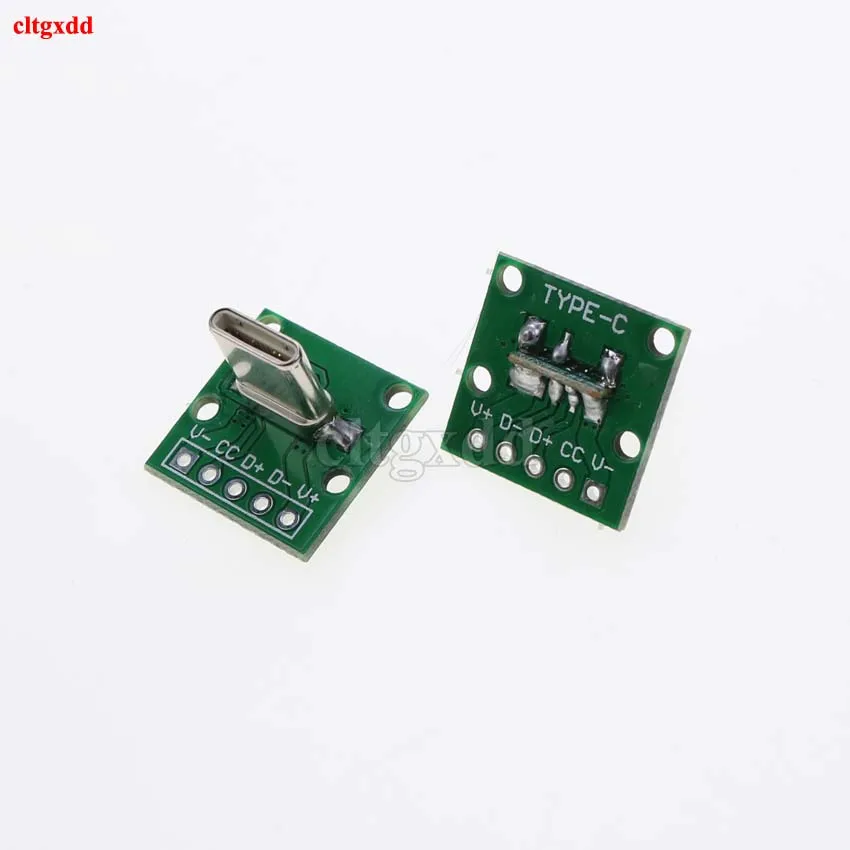 1 шт. Micro Mini USB Type C 2 0 3 Мужской Женский Разъем PCB 90 градусов кабель для зарядки