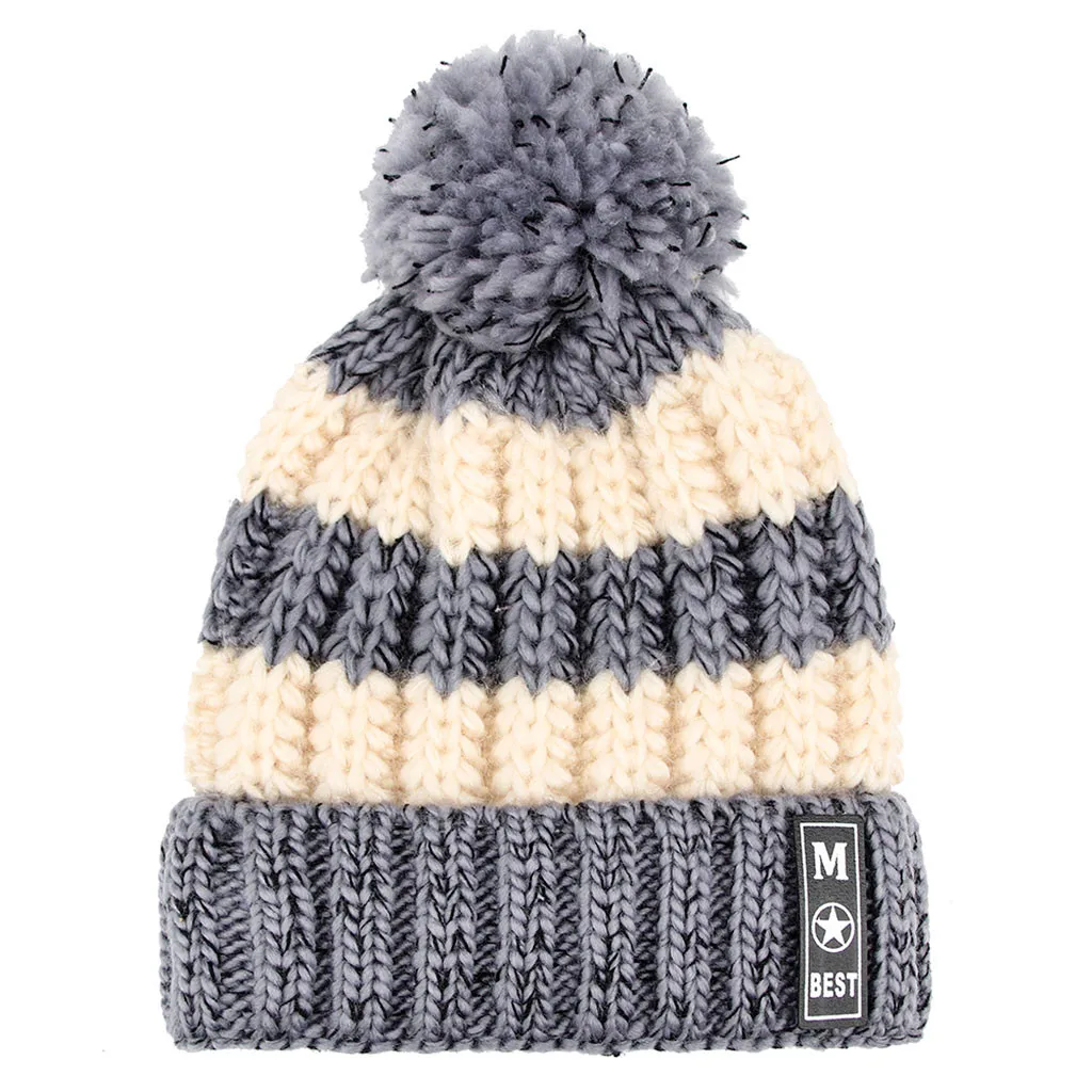 Женская зимняя шапка шерстяная вязаная шапочка настоящий натуральный мех с