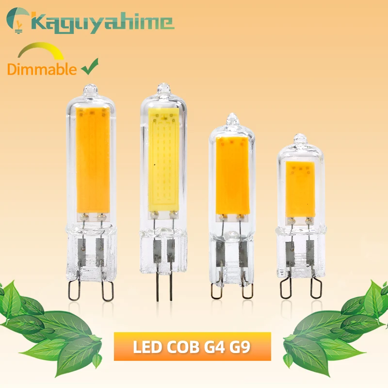 

Kaguyahime Glass Lamp LED G9 Bulb 7W 9W 12W 220V COB Glass Lamp Super Brillante Constant Power Lamp Lighting Halogen Lamp