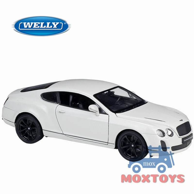 Welly 1:24 Bentley Continental Supersports белый/серый литая модель автомобиля | Игрушки и хобби