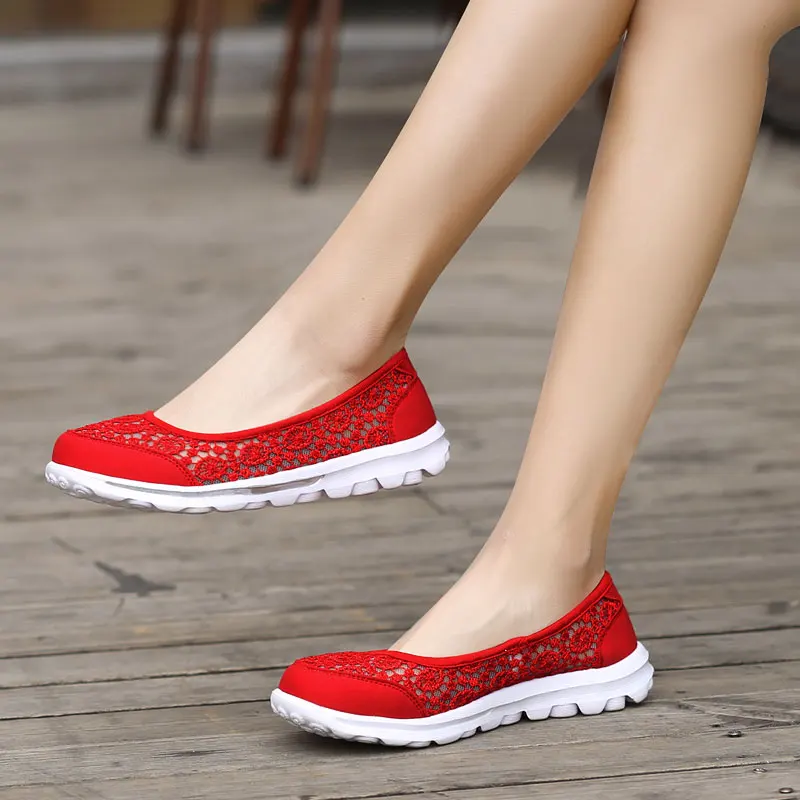 Новая женская обувь noenname_ul повседневная Вулканизированная дышащая сетчатая