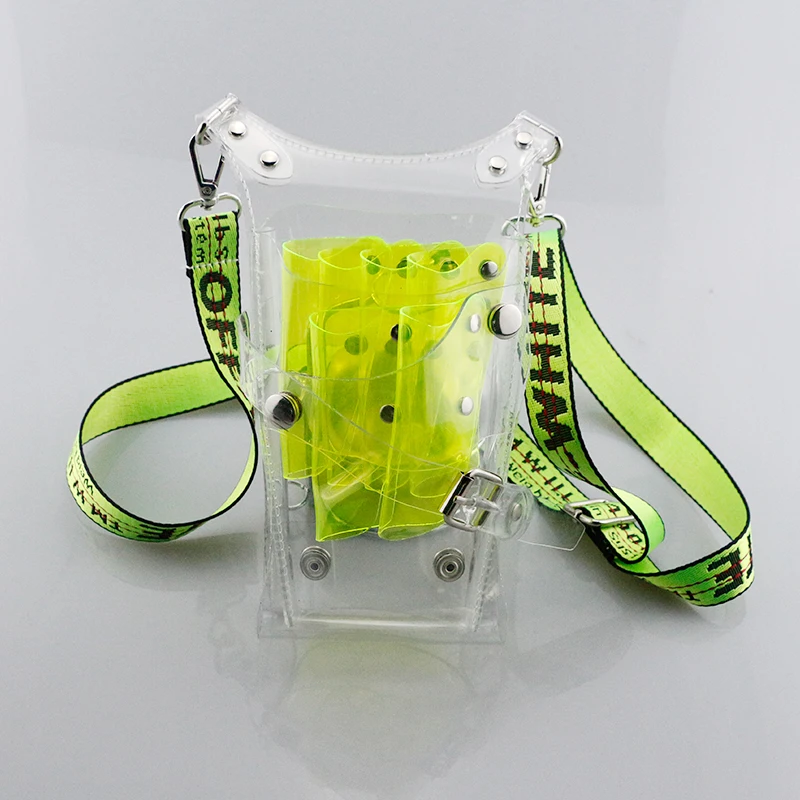 Сумка для парикмахерских ножниц прозрачная пластиковая сумка мессенджер с
