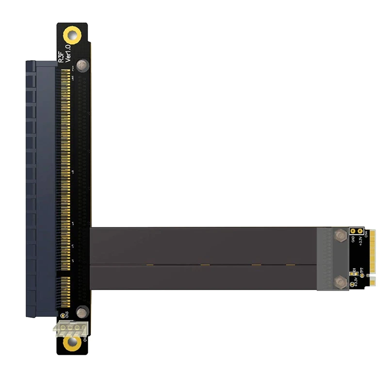 

Extension Cable R43SR M.2 NGFF NVMe Key M to PCIE X16 Graphics Card Riser Adapter 16X PCI-E for M.2 2230 2242 2260 2280