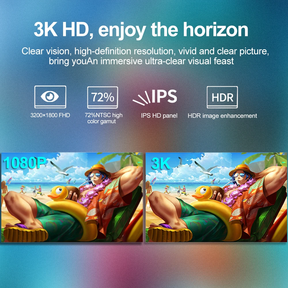 портативный монитор 133 дюйма 3k u