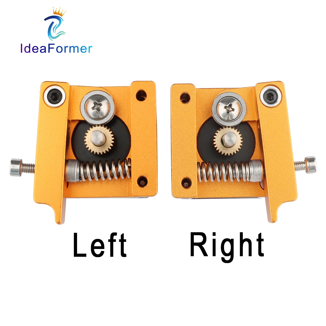 mk8 upgrade extruder 12v24v 1 75mm leftright handle with 0 4mm nozzle40mm hight motorheat kit fan for 3d printer parts free global shipping