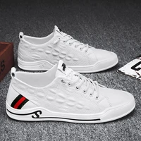 spring and autumn mens board shoes casual leather shoes 2021 new breathable white shoes mcqueen mens shoes