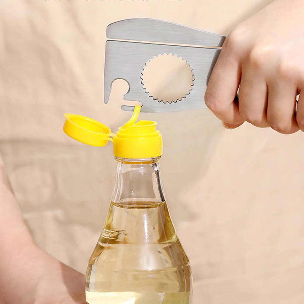 Портативный открывалка для бутылок Многофункциональная Кухня Бар вино пивная