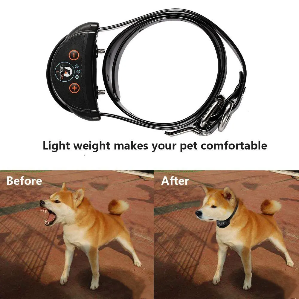Ошейник без лая перезаряжаемый 25 л высокая мощность антилай управление ударом 5