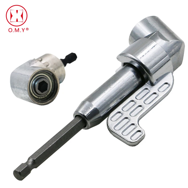 2pcs 1/4 Inch 105 Degree Adjustable Hexbit Driver Electric Screwdriver Magnetic Bit Wrench Hex Drive Offset Attachment |