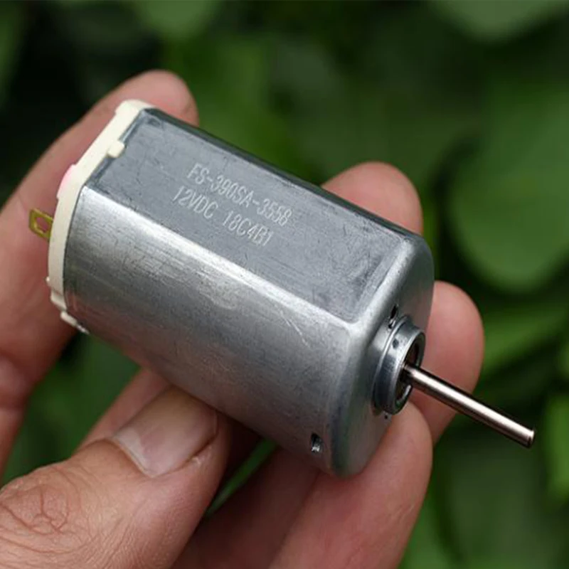 Двигатель высокой мощности FS-390SA-3558, высокая скорость 15000 об/мин, постоянный ток 3 В-12 в, 6 в, 9 в, а, сильный магнит для автомобильных запасных частей, двигатель плоского типа