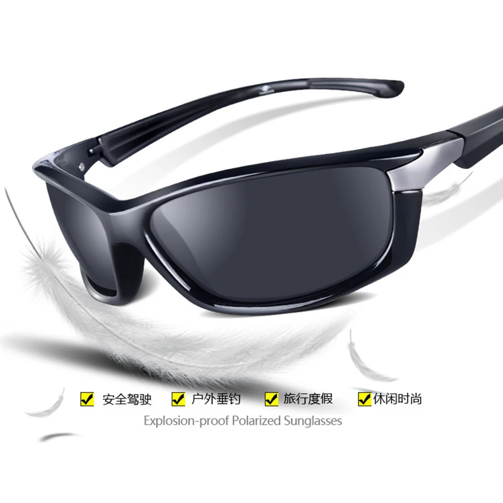 

Очки солнцезащитные Tr90 с поляризационными стеклами, зеркальные солнечные очки с надписью «Спорт», для близорукости, по индивидуальному заказу, с линзами по рецепту от-1 до-6, 2019