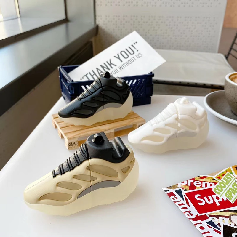 

Luminous 3D Sply 350 500 700 V2 Shoe soft Silicone Case For apple Airpods 1 2 3 Pro Bluetooth headset Protective Earphone cover