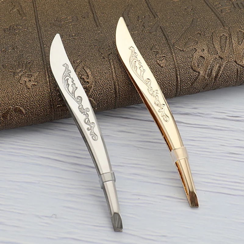 

Professional Beauty Stainless Steel Eyebrow Tweezer Slant Head Hair Removal Eyebrow Clip Makeup Tool Beauty