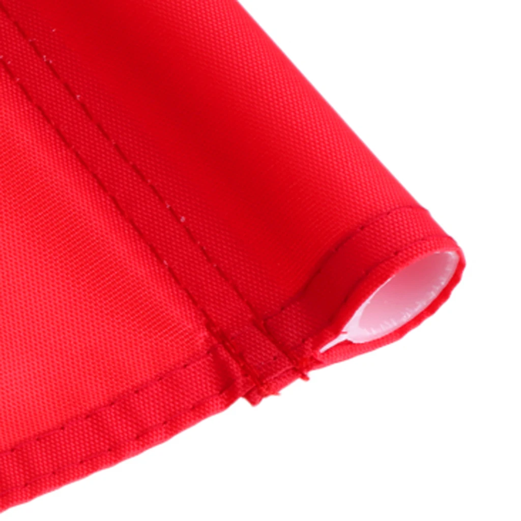 

8Pcs 7"x5" Solid Nylon Golf Putting Practice Practicing Green Flag Backyard