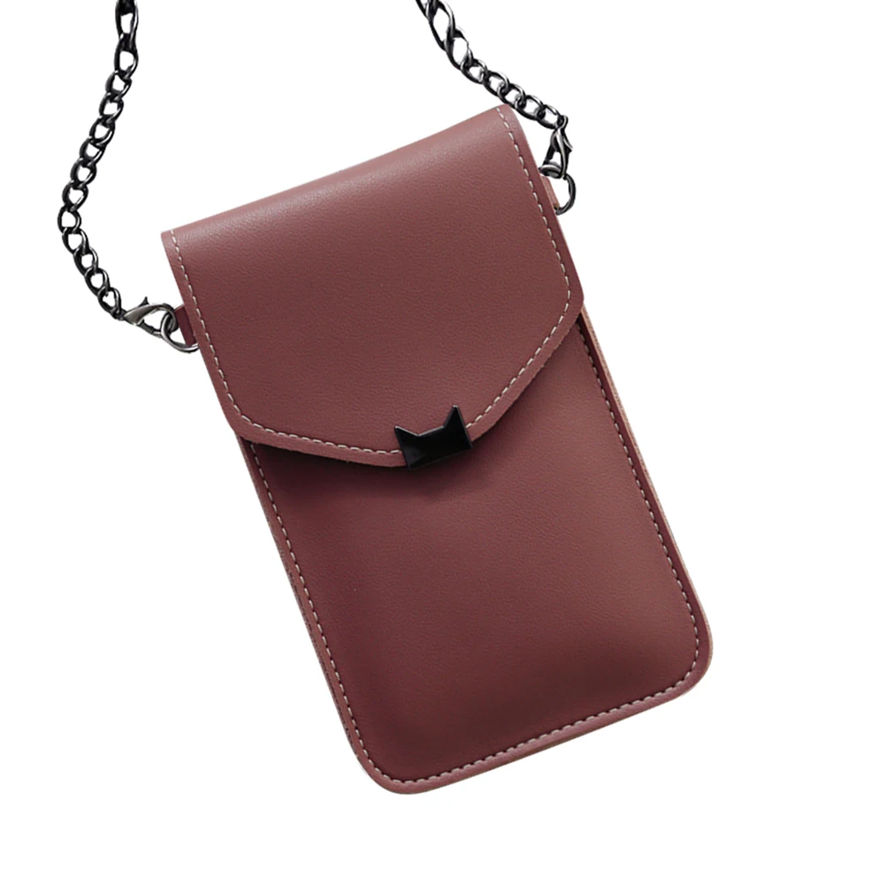 

Women Bag Fashion Touches Screen PU Leather Change Bag Women Crossbody Mobile Phone Pouch Wallets Bolsa Feminina