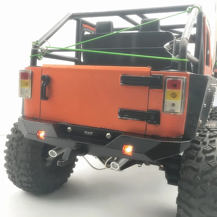KYX гоночная нейлоновая выхлопная труба для 1/10 RC Гусеничный автомобиль осевой SCX10