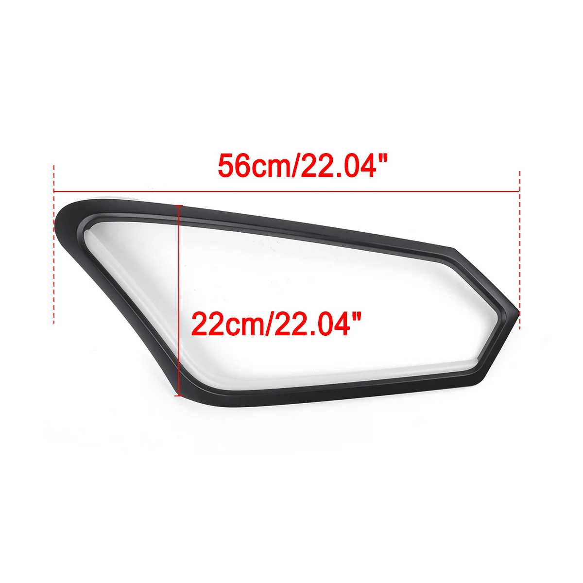 

1Pair Matte Black LED Head Light Front Shell Cover Trim Lamp Hood Sticker For Isuzu D-max Dmax 2016 2017
