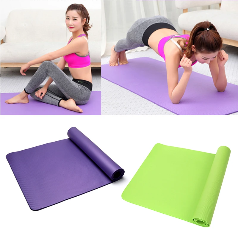 

1830*610*6mm EVA Thicken Yoga Mat Anti-Slip Sport Pad Odorless Beginner Fitness Pilates Exercise TPE Fitness Gymnastics Mats