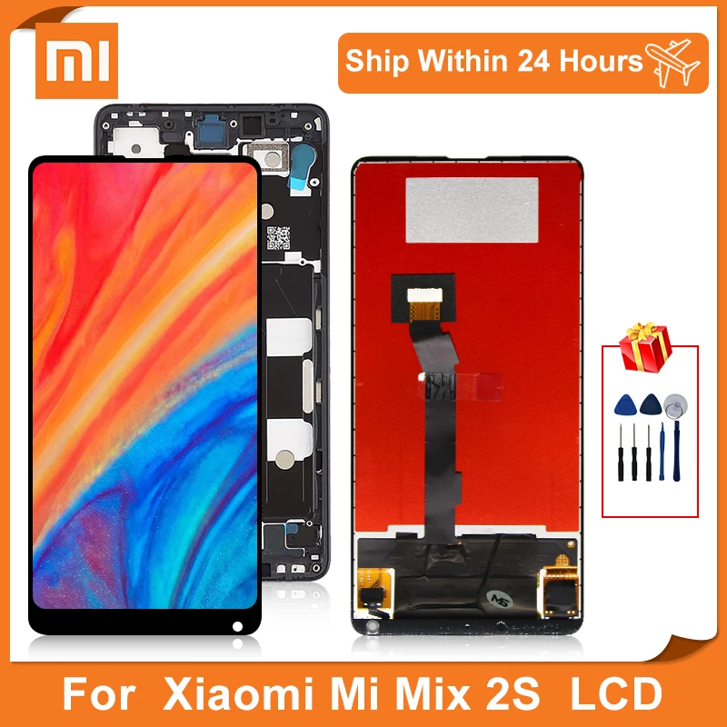 

ЖК-дисплей 5,99 "для Xiaomi Mi Mix 2S, сенсорный экран с дигитайзером в сборе для Mi mix 2S, запасные части, оригинал