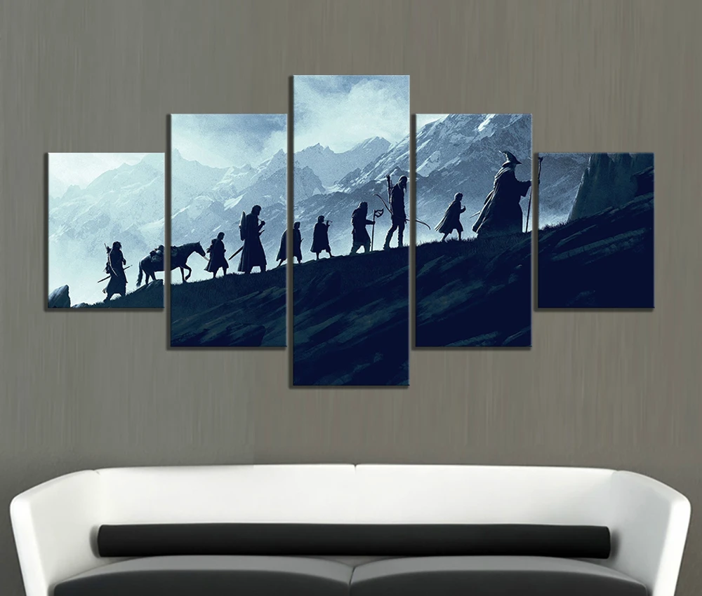 Кольца научная фантастика постер фильма декоративные картины искусство HD