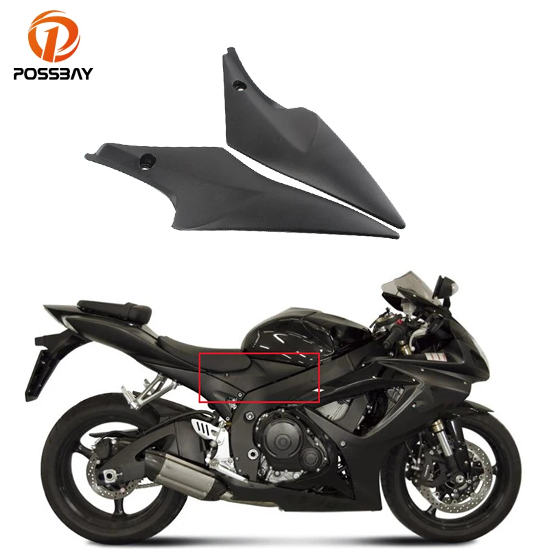 

Motorcycle Gas Tank Side Fairing Covers Black Side Cover for Suzuki GSX-R 600 750 2006 2007 Motorcycle Fairings Cowl Accessories