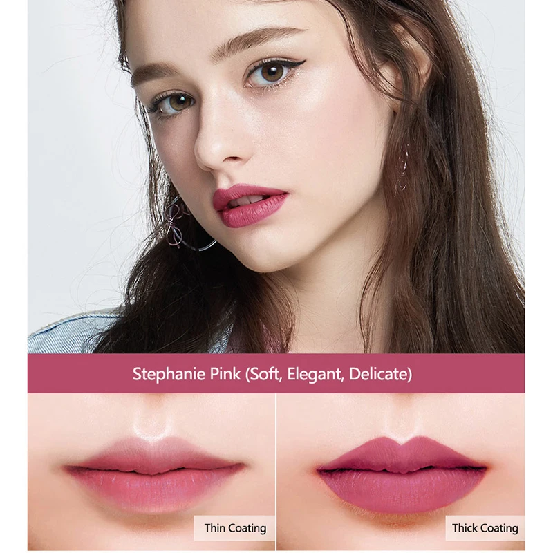 

ROJANK 3 Color Waterproof Matte Lipstick Makeup Building Block Cute Lip Pencil Cosmetics Tint Nude Long Lasting Velve Lip Gloss