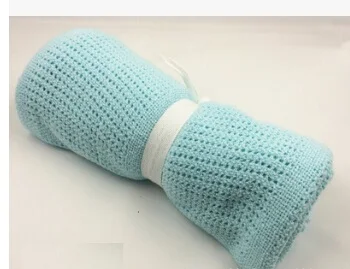 Light green Детское хлопковое супер мягкое одеяло для мальчиков, детское полотенце для коляски, детское полотенце для купания, одеяло для новорожденных - Цвет: Light green