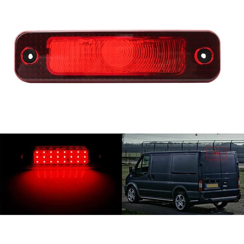 

NEW-Car Rear High Mount Third Brake Light 3Rd Stop Lamp Rear Tail Light for Ford Transit MK7 2009 - 2014 7C1613N408AC