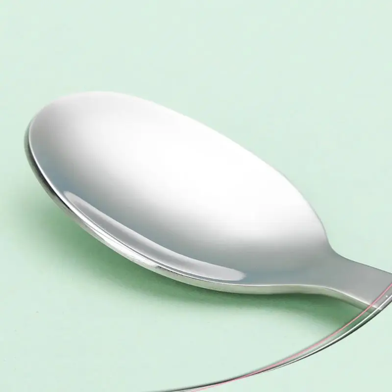 

Baby Tableware Set Children Utensil Stainless Steel Toddler Dinnerware Infant Food Feeding Spoon Fork