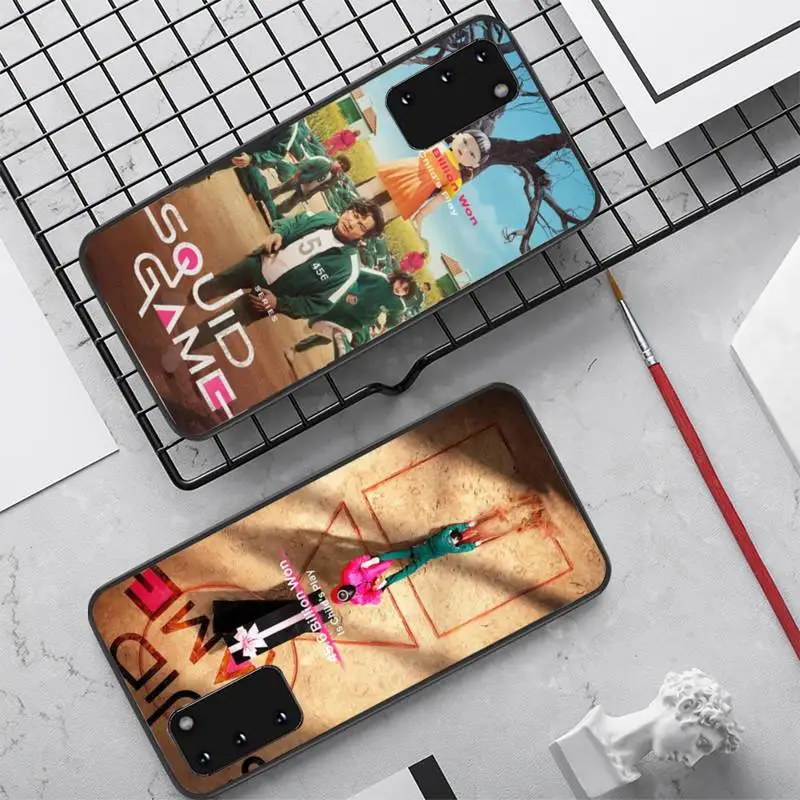 

YNDFCNB Squid Game TV 456 Phone Case for Samsung S10 21 20 9 8 plus lite S20 UlTRA 7edge